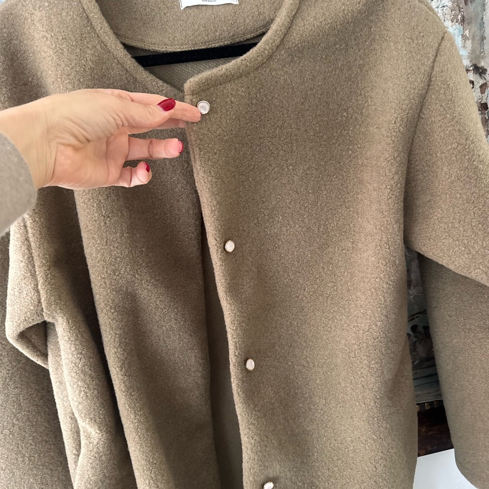Women's Tan Wool Jacket